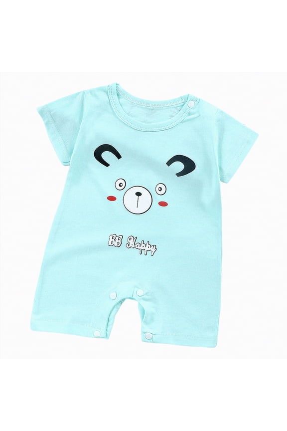 Baby Bodysuits Solid Romper One-Piece Newborn Clothes Baby Shower Gifts,Comfy(Mint Green,18-24 Months)