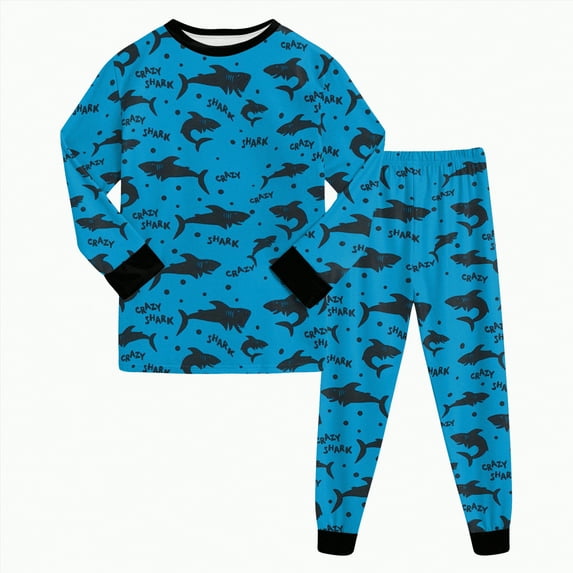 Hessimy Baby Boy Clothes Fall 6 12 18 24 Months Football Long Sleeve Pullover Tops & Pant Sets Toddler Winter Outfits Toddler Pajamas Sleepwear (Blue,4-5 Years)