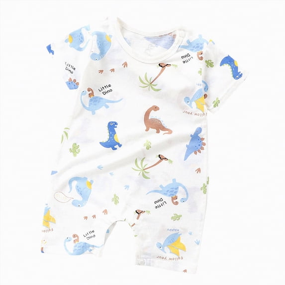 Hessimy Baby Boys Ruffle Sleeves Bodysuit Infant Solid Color Top Jumpsuit,Charming(Light Blue,0-6 Months)