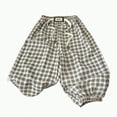 thumbnail image 1 of Hessimy Baby Boys Toddler Boys Pull On Cargo Pants Toddler Boys Pajama Elastic Waist Sweatpants Sports Activewear Streewear Homewear Outdoor Casual Striped Pants (Dark Gray,3-4 Years), 1 of 3