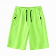 thumbnail image 1 of Hessimy Baby Boys' and Toddler Active Knit Shorts,Infant(Green,3-4 Years), 1 of 5