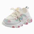 thumbnail image 1 of Hessimy Baby Girls Boys Canvas Shoes Casual Sneakers Soft Sole Crib Moccasins (White,10), 1 of 3