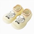 thumbnail image 1 of Hessimy Baby Girls Boys Toddlers Kids Grips Socks Non-Slip/Anti-Skid Funny Cartoon Breathable Cotton Crew Socks,Multipacks（Beige,0-6 Months), 1 of 4