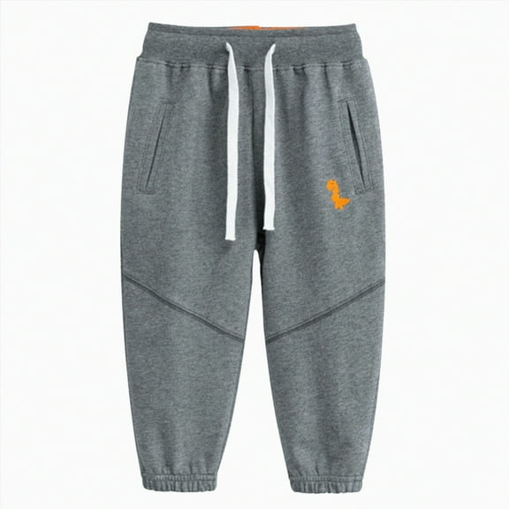 Hessimy Baby Long Bloomers Soft Cotton Harem Pants For Boys Girls Baby Boy Pants (Dark Gray,12-18 Months)