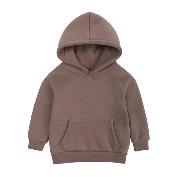 Hessimy Baby & Toddler Boys Faux Sherpa Zip-Up Hoodie Men'S Fashion Hoodies Sweatshirts Oversized Hoodie Windbreaker Kid Hoodies For Girls Essentials Hoodie (Brown,12-24 Months)