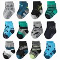 thumbnail image 1 of Hessimy Baby Toddler Socks Non Slip Grip Cotton Crew Socks for Infants Toddlers Kids Boys Girls,Multipacks（Black,7Y), 1 of 6