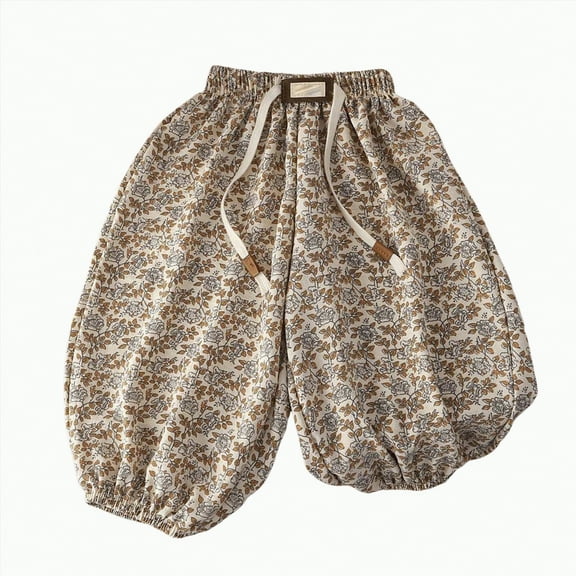 Hessimy Baggy Cropped Pants For Boys With Pockets Elastic Waist Trousers Teens Kids School Jogging Athletic Sports Sweatpants (Dark Gray,6-7 Years)