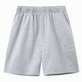 thumbnail image 1 of Hessimy Boys Athletic Shorts Active Performance Basketball Shorts Quick Dry with Elastic Waist Pockets,Breathable(Grey,7-8 Years), 1 of 8