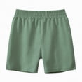 thumbnail image 1 of Hessimy Boys Athletic Shorts Quick Dry Lightweight Basketball Shorts with Pockets and Drawstring,Drawstring(Green,6-7 Years), 1 of 4