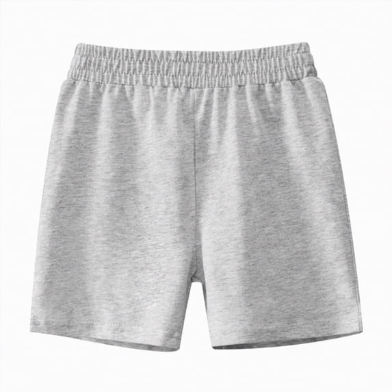 Hessimy Boys Athletic Shorts Quick Dry Lightweight Basketball Shorts with Pockets and Drawstring,Drawstring(Grey,1-2 Years)