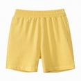 thumbnail image 1 of Hessimy Boys Athletic Shorts Quick Dry Lightweight Basketball Shorts with Pockets and Drawstring,Drawstring(Yellow,2-3 Years), 1 of 4