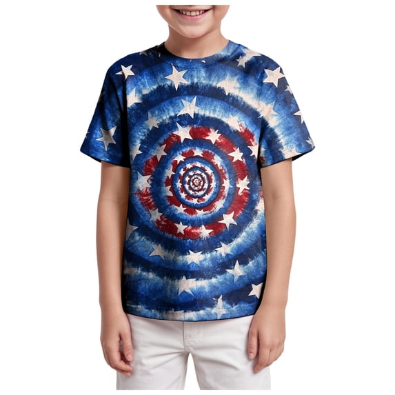 Hessimy Boys Athletic T Shirts, Youth Kids Quick-Dry Short Sleeve Tees Performance Tops Activewear Clothing Bulk,Performance Tee(Dark Blue,4-5 Years)