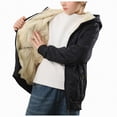 thumbnail image 1 of Hessimy Boys Coat Comfortable And Warm Lamb Fleece Children Clothing With Fleece Cotton Jacket Medium And Large Children (Black,7-8 Years), 1 of 9