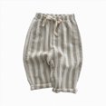 thumbnail image 1 of Hessimy Boys Denim Cargo Pants Kids Elastic Waist Stretch Cargo Jeans With Pockets (Khaki,6-12 Months), 1 of 6