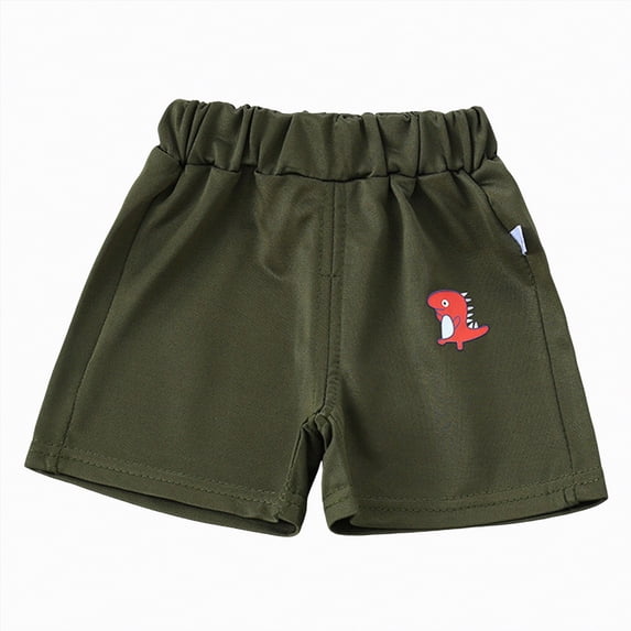 Hessimy Boys Elastic Waistband Performance Shorts(AG,12-24 Months)