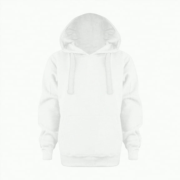 Hessimy Boys Fleece Jacket Pullover Essentials Winter Long Sleeve fashion outdoor crewneck sweatshirts pullover essentials solid colour (White,9-10 Years)