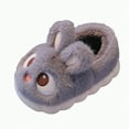 thumbnail image 1 of Hessimy Boys Girls Cozy House Slippers Warm Plush Winter Cotton Slipper Kids Cute Dinosaur Indoor Shoes Non-Slip Toddler Slippers Girls Slippers Toddler Slippers Boys (Grey,13), 1 of 4