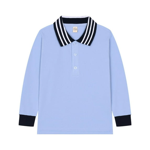 Hessimy Boys Long Sleeve Dress Shirts Casual Button Down Shirts Striped Tops for 6-14 Years(Pink,12-13 Years)