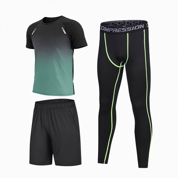 Hessimy Boys Loose Active Short-Sleeve Shirts Sports Jerseys and Athletic Mesh Shorts Set,Jogging Football Tracksuit 12-13 Years
