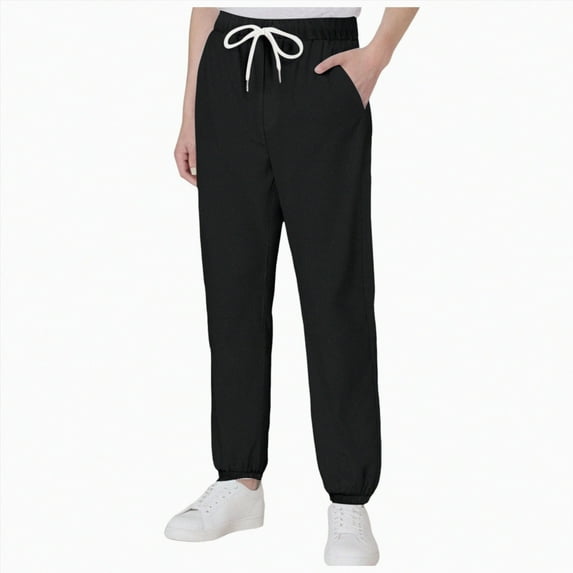 Hessimy Boys' Pants Skinny Fit Ripped Distressed Fashion Kids Denim Jeans Trousers Pajama Pants (Black,9-10 Years)