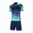 thumbnail image 1 of Hessimy Boys Quick Dry Athletic Short-Sleeve T-Shirt and Active Mesh Shorts Set,Jogging Football Tracksuit 7-8 Years, 1 of 4