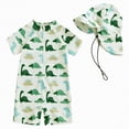 thumbnail image 1 of Hessimy Boys Rash Guard Set - UPF50+ Sun Protection Quick Dry Swim Shirt & Swim Trunks for Boys,UV Protection(Green,6-12 Months), 1 of 2