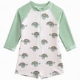 thumbnail image 1 of Hessimy Boys Rash Guard Swim Set Bathing Suit Boy Swimsuit(Green,2-3 Years), 1 of 8