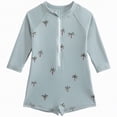 thumbnail image 1 of Hessimy Boys Rash Guard Swim Set Bathing Suit Boy Swimsuit(Grey,18-24 Months), 1 of 8