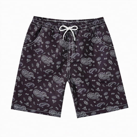 Hessimy Boys Swim Trunks Comfortable Swimming Shorts Stretchy UPF Quick Dry Size 3T-20(Black,5-6 Years)