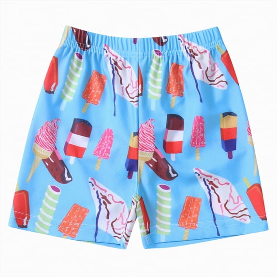 Hessimy Boys Swim Trunks Kids Swimsuits Boys Bathing Suit Kids Board Shorts Teen Boy Quick Dry Shorts(K,2-3 Years)