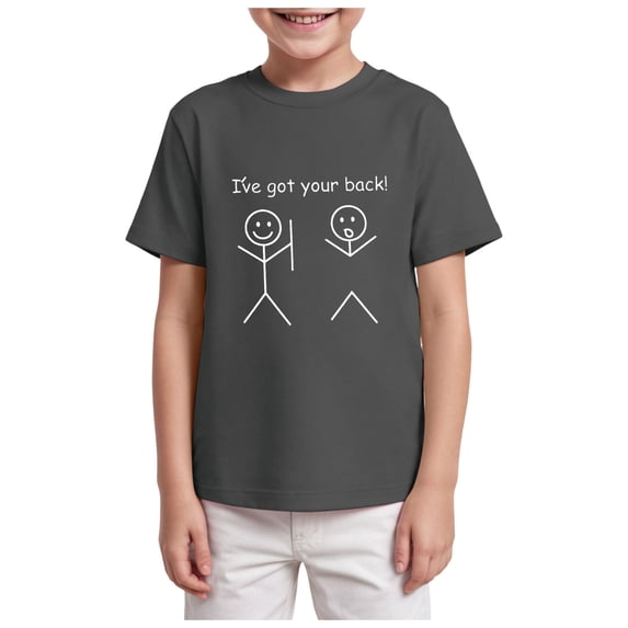 Hessimy Boys T-Shirt Pack, Short-Sleeve Tee, Crewneck T-Shirts for Kids,Basic Tee(Grey,2-3 Years)
