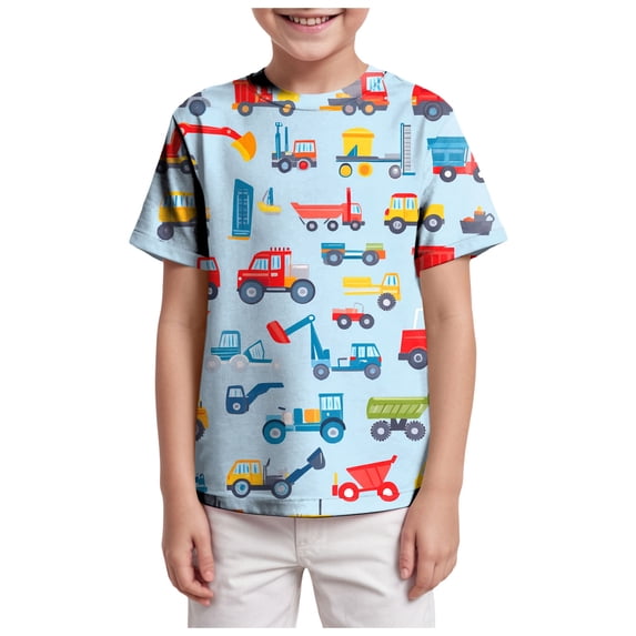 Hessimy Boys Tshirt Raglan Short Sleeve Shirt Cotton Blend Basic Tees Breathable Baseball T-Shirts Light Weight,Raglan Tee(Light Blue,3-4 Years)