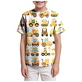 thumbnail image 1 of Hessimy Boys Tshirt Raglan Short Sleeve Shirt Cotton Blend Basic Tees Breathable Baseball T-Shirts Light Weight,Raglan Tee(Yellow,8-9 Years), 1 of 5