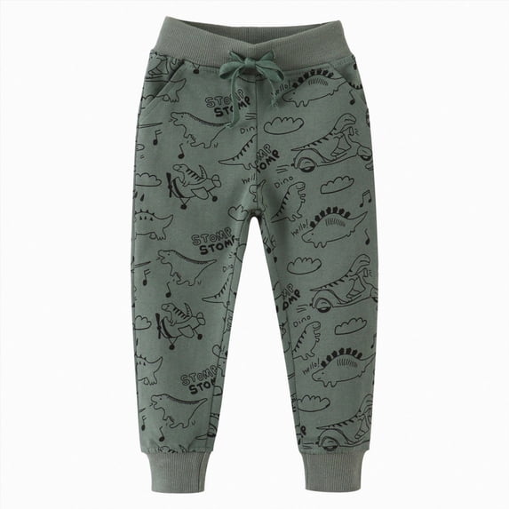 Hessimy Boys Wide Leg Cargo Pants Striped Elastic Waist Parachute Trousers with Pockets 6-12 Months 12-24 Months 2T 3T 4T 5T 6T 7T 8T 9T Children(AG,5 Years)