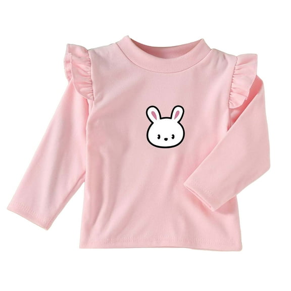 Hessimy Boys and Girls Long Sleeve T Shirts Cotton for Toddler, Little Kids ,(E,12-18 Months)