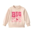 thumbnail image 1 of Hessimy Boys and Girls Sweatshirts Kids Fashion Long Sleeve Crewneck Pullover(Beige,0-6 Months), 1 of 6