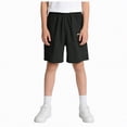 thumbnail image 1 of Hessimy Boys and Toddler Essential Jogger Shorts(Black,7-8 Years), 1 of 5
