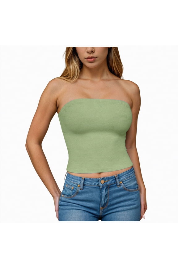 Breathable Tank Tops Women Underwear Tops Sleeveless Undershirt Cotton Camisole Cool Base Layer for Women(Light Green,L)