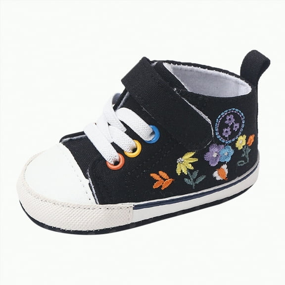 Hessimy Casual & Dress Shoes Light Up Toddler Baby Boys Girls Soft Flashing Led Dinosaur Print Sneakers Running Walking Shoes For Kids (Black,5)