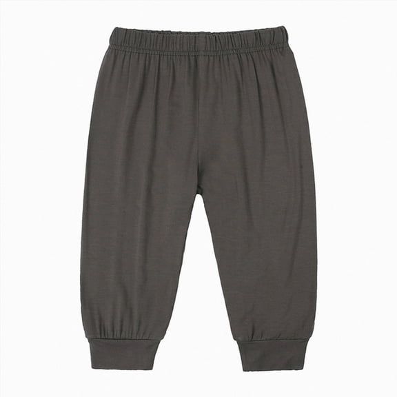 Hessimy Children Casual Pants Boys Comfortable And Breathable Handsome Cargo Pants Pajama Pants (Dark Gray,0-3 Months)