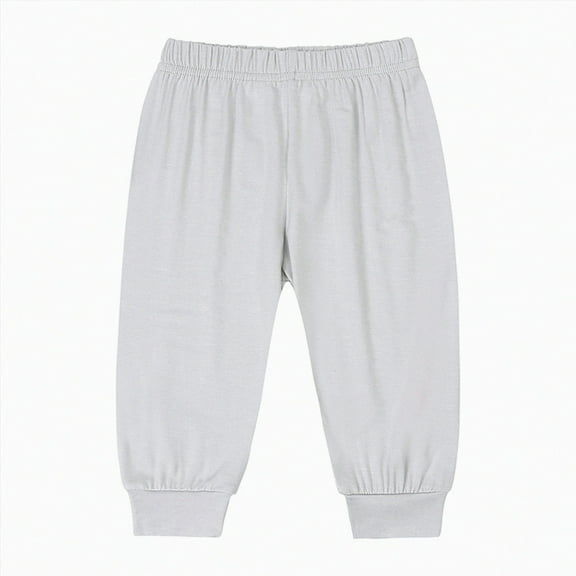 Hessimy Children Casual Pants Boys Comfortable And Breathable Handsome Cargo Pants Pajama Pants (Grey,0-3 Months)