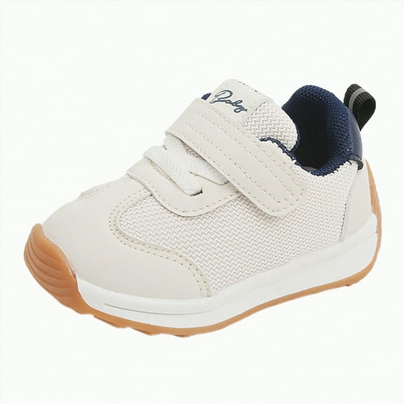 Hessimy Children'S Sneakers Color Gradient Light Shoes Dad Shoes Lace Up Soft Soles (Blue,6.5)