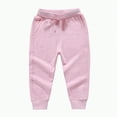 thumbnail image 1 of Hessimy Children Toddler Quick Dry Pull On Jogger Pants Baby Boy Pants Cargo Pants For Men Stretch Baby Boy Pants (Pink,12-18 Months), 1 of 3
