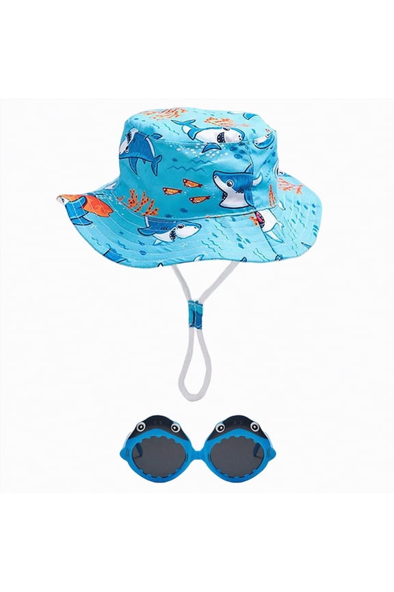 Children Waterproof Quick-Drying UPF 50+ Sun Hat,Toddler Boys Girls Summer Wide Brim Bucket Hat Beach Hats