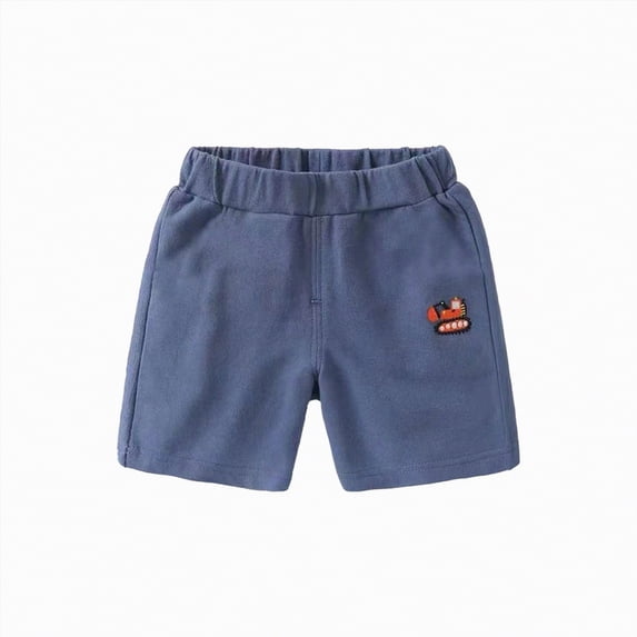 Hessimy Classic Shorts for Boys Thin Cotton Stripe Elastics Waist Casual Summer Toddler Shorts Lightweight,Stripe(BU2,3-4 Years)