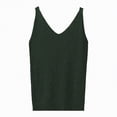 thumbnail image 1 of Hessimy Compression Tanks Tops for Women Seamless Shapewear Vest Tummy Control V Neck Camisole Cami Tops(Dark Green,One Size), 1 of 4