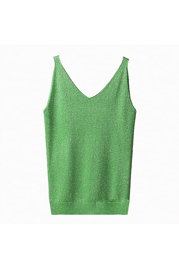 Compression Tanks Tops for Women Seamless Shapewear Vest Tummy Control V Neck Camisole Cami Tops(Mint Green,One Size)