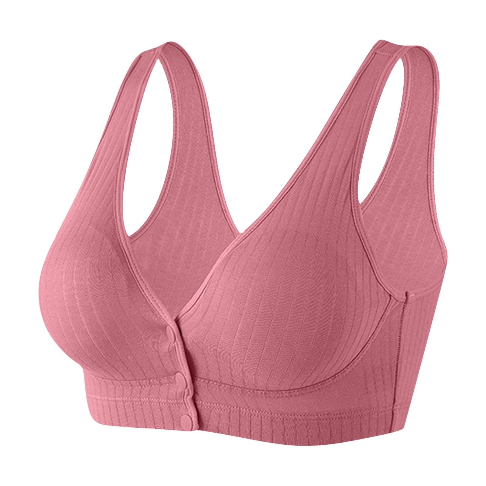 Hessimy Convenient Front Closure Daisy Bra Comfortable Cotton Bras for ...