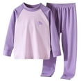 thumbnail image 1 of Hessimy Fall Outfit For Toddler Boy Girl Long Sleeve Sweatshirt Pant Sets Winter Pullover Clothes For 0 6 12 18 24 M 1t 2t 3t 4t 5t 6t (Purple,18-24 Months), 1 of 7