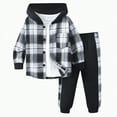 thumbnail image 1 of Hessimy Fall Outfit for Toddler Boy Girl Long Sleeve Bear Sweatshirt Pant Sets Winter Pullover Clothes (Black,7 Years), 1 of 9